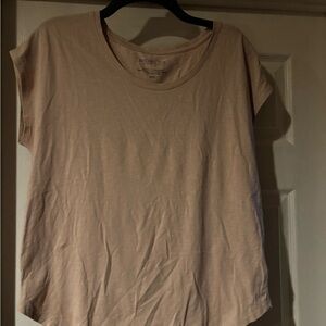 Rachel Zoe Women's Beige Short Sleeve Tee